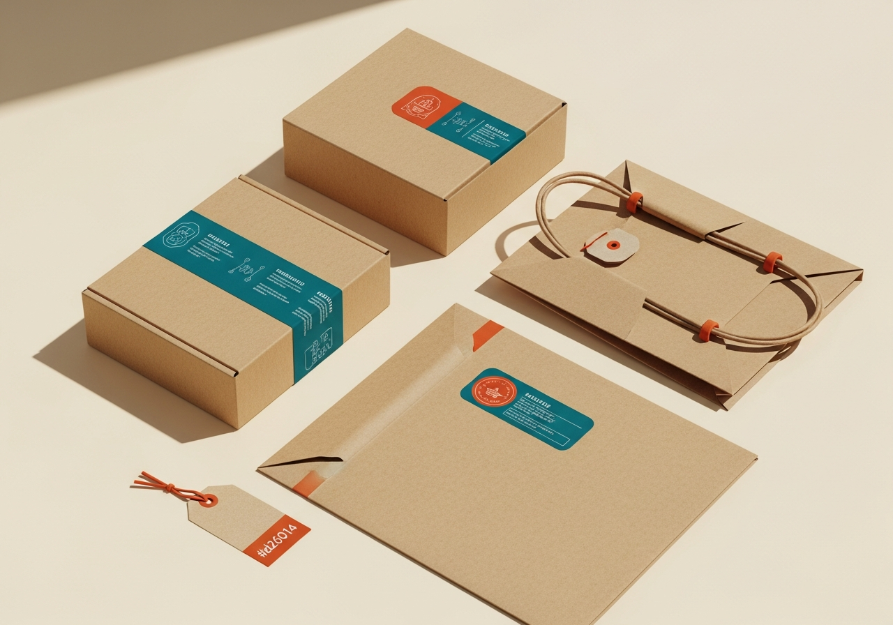 Packaging Custom — Box duplex & paper bag